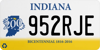 IN license plate 952RJE