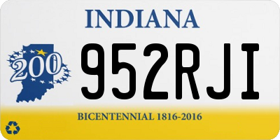 IN license plate 952RJI