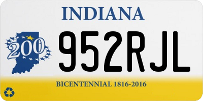 IN license plate 952RJL