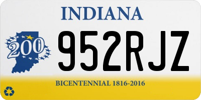 IN license plate 952RJZ