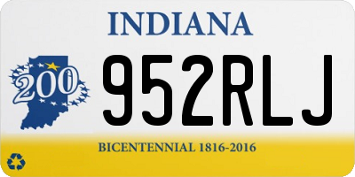 IN license plate 952RLJ