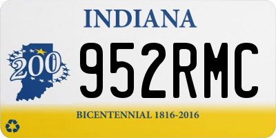 IN license plate 952RMC
