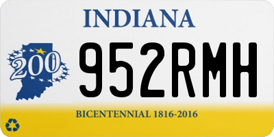 IN license plate 952RMH