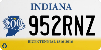 IN license plate 952RNZ