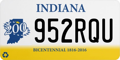 IN license plate 952RQU