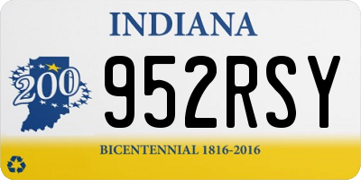 IN license plate 952RSY