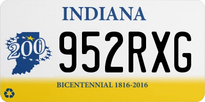 IN license plate 952RXG