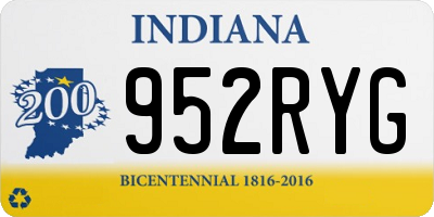 IN license plate 952RYG