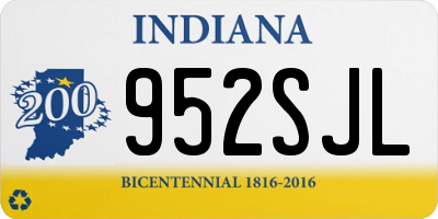IN license plate 952SJL