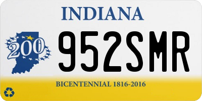 IN license plate 952SMR