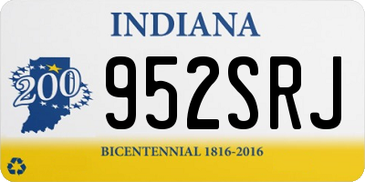 IN license plate 952SRJ