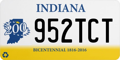 IN license plate 952TCT