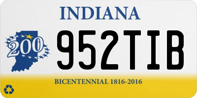 IN license plate 952TIB