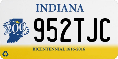 IN license plate 952TJC