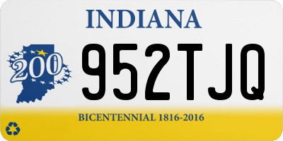 IN license plate 952TJQ