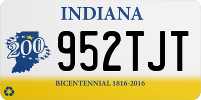IN license plate 952TJT