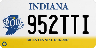 IN license plate 952TTI