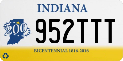 IN license plate 952TTT