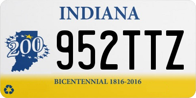 IN license plate 952TTZ