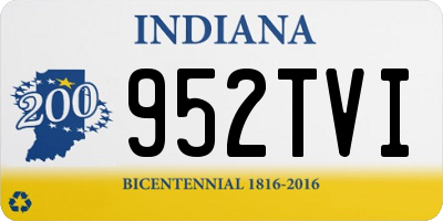 IN license plate 952TVI