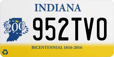 IN license plate 952TVO