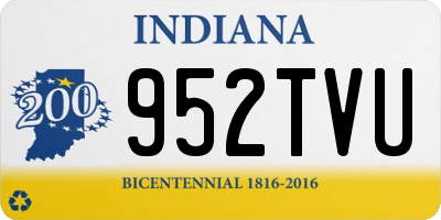 IN license plate 952TVU
