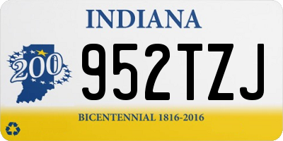 IN license plate 952TZJ