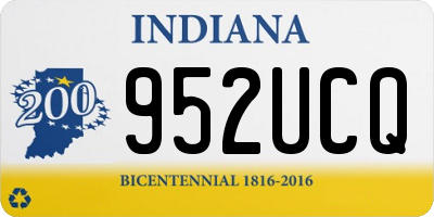 IN license plate 952UCQ