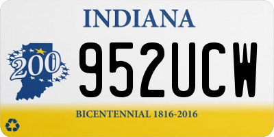IN license plate 952UCW