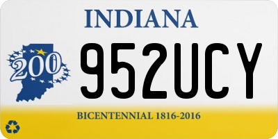 IN license plate 952UCY