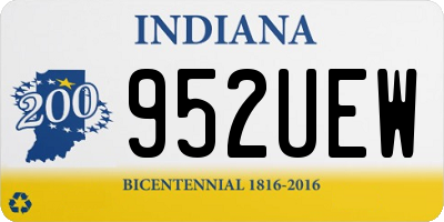 IN license plate 952UEW