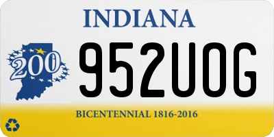 IN license plate 952UOG