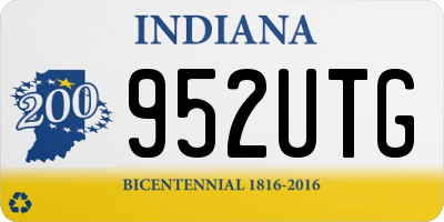 IN license plate 952UTG