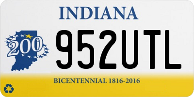 IN license plate 952UTL