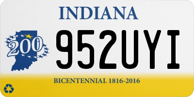 IN license plate 952UYI