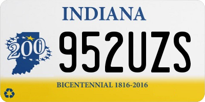 IN license plate 952UZS