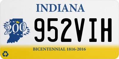 IN license plate 952VIH