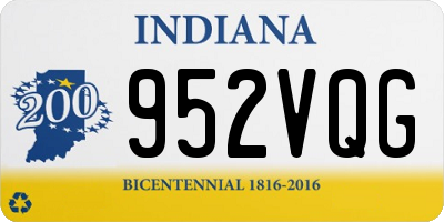 IN license plate 952VQG