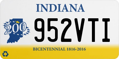 IN license plate 952VTI