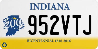 IN license plate 952VTJ