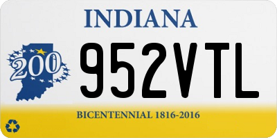 IN license plate 952VTL