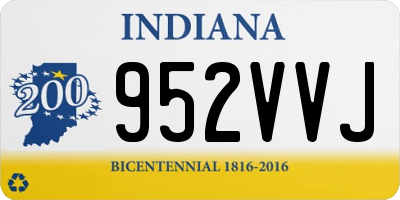 IN license plate 952VVJ