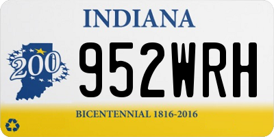 IN license plate 952WRH