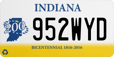 IN license plate 952WYD