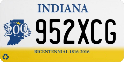 IN license plate 952XCG