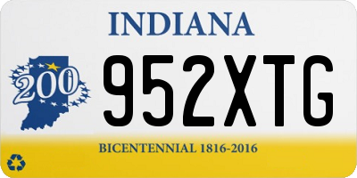 IN license plate 952XTG