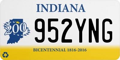 IN license plate 952YNG