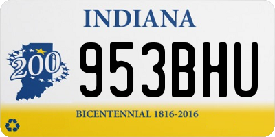 IN license plate 953BHU