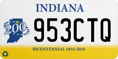 IN license plate 953CTQ