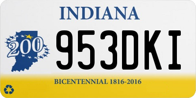 IN license plate 953DKI